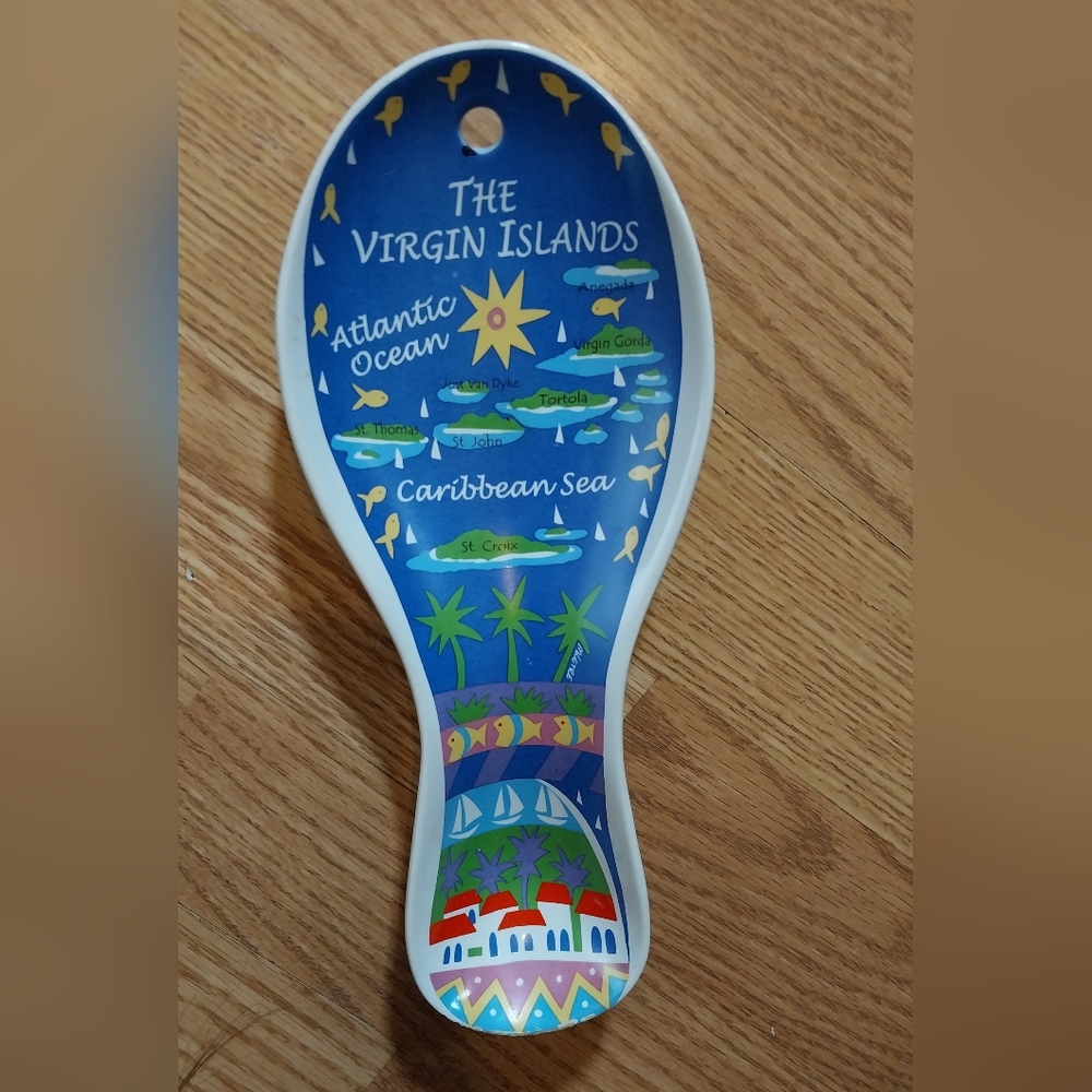 The Virgin Islands Decorative Spoon Rest